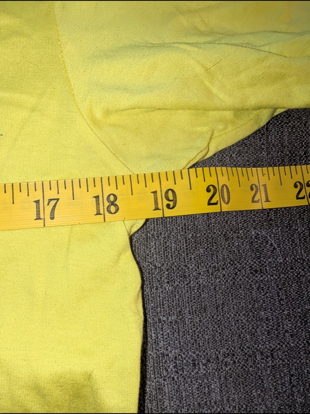 adidas Vintage Bright Yellow Polo with Tennis Pocket Logo - Picture 4 of 5